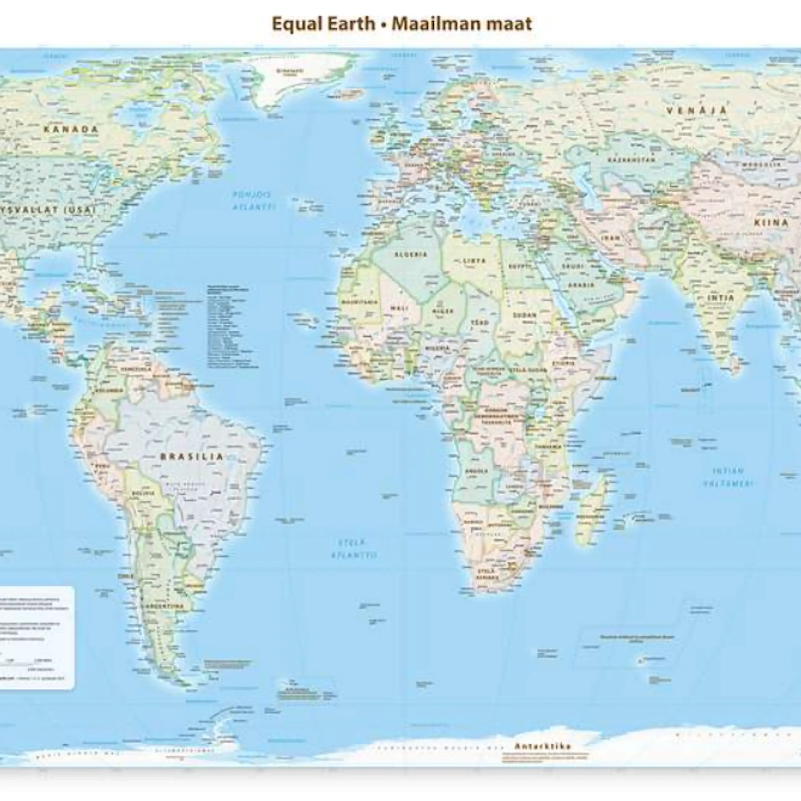 Map of the world