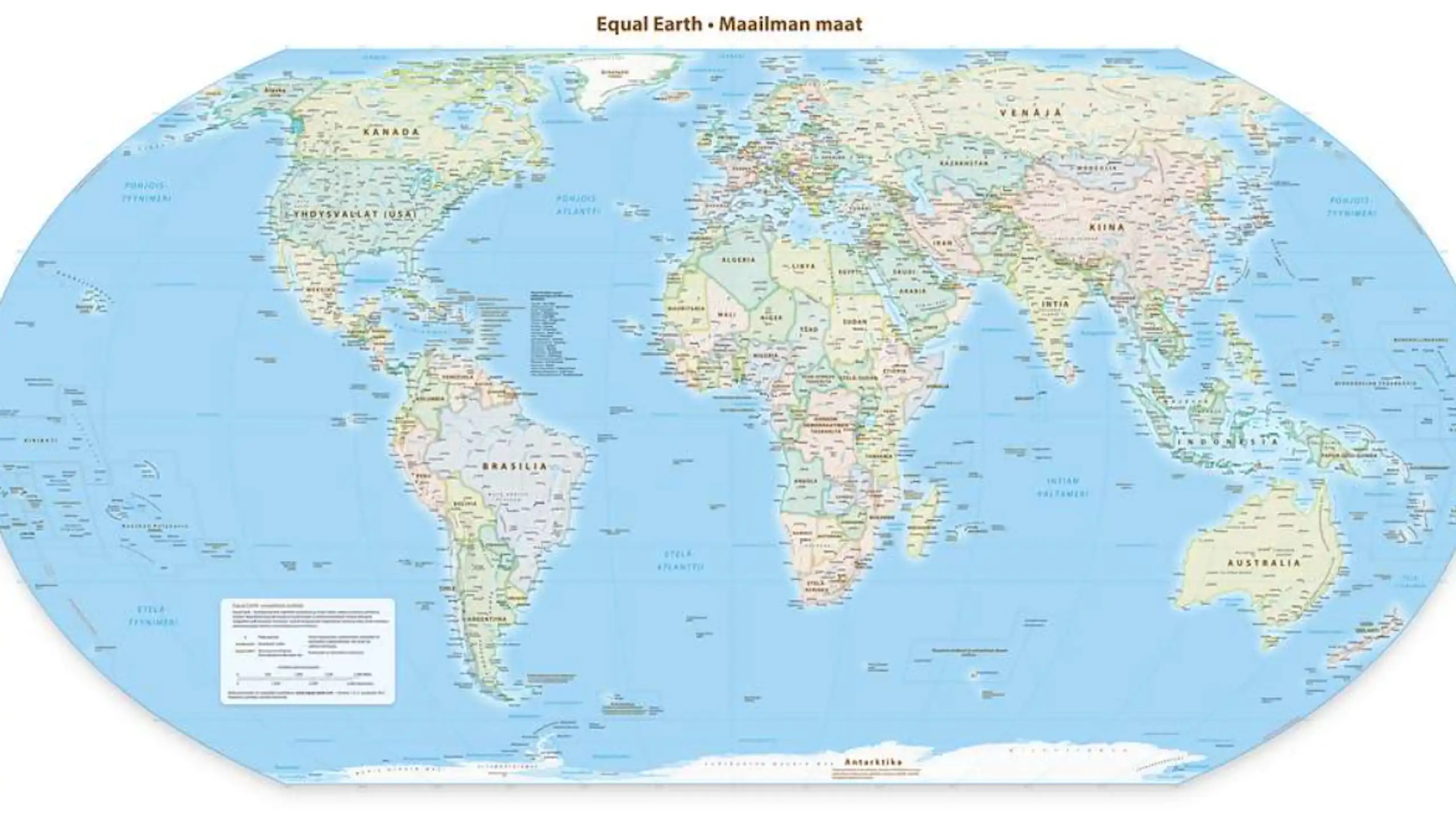 Map of the world