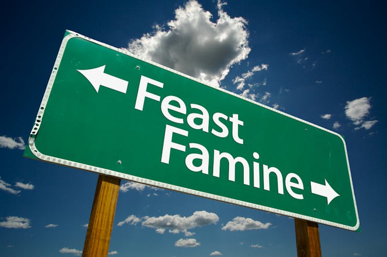 Image result for feast or famine