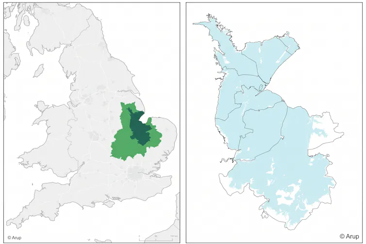 two maps of the Fens