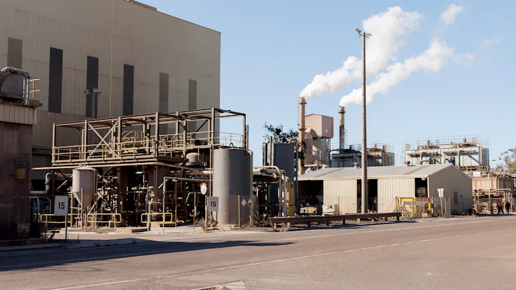 A general view of the Whyalla Steelworks.