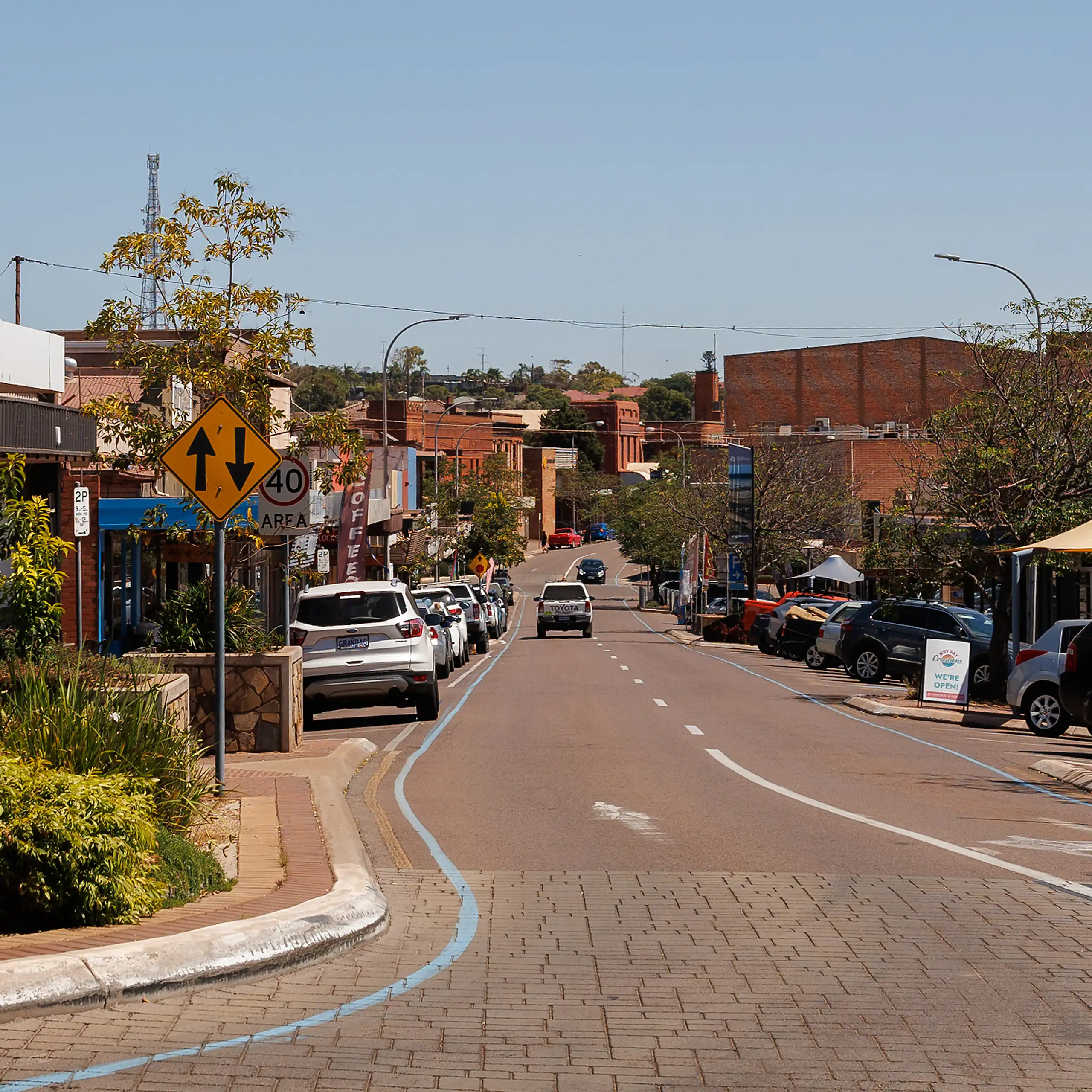 A general view of the town of Whyalla, South Australia.