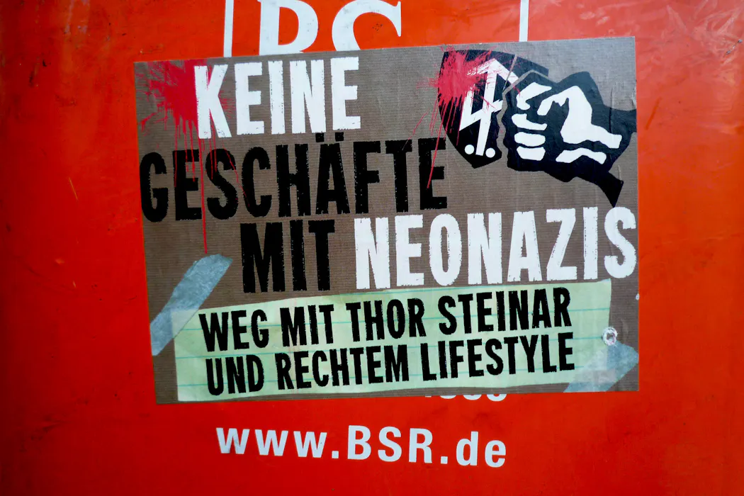 How the emojis and fashion choices of Germany’s far-right supporters get around the ban on Nazi symbolism