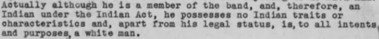 part of a document about Jules Sioui.