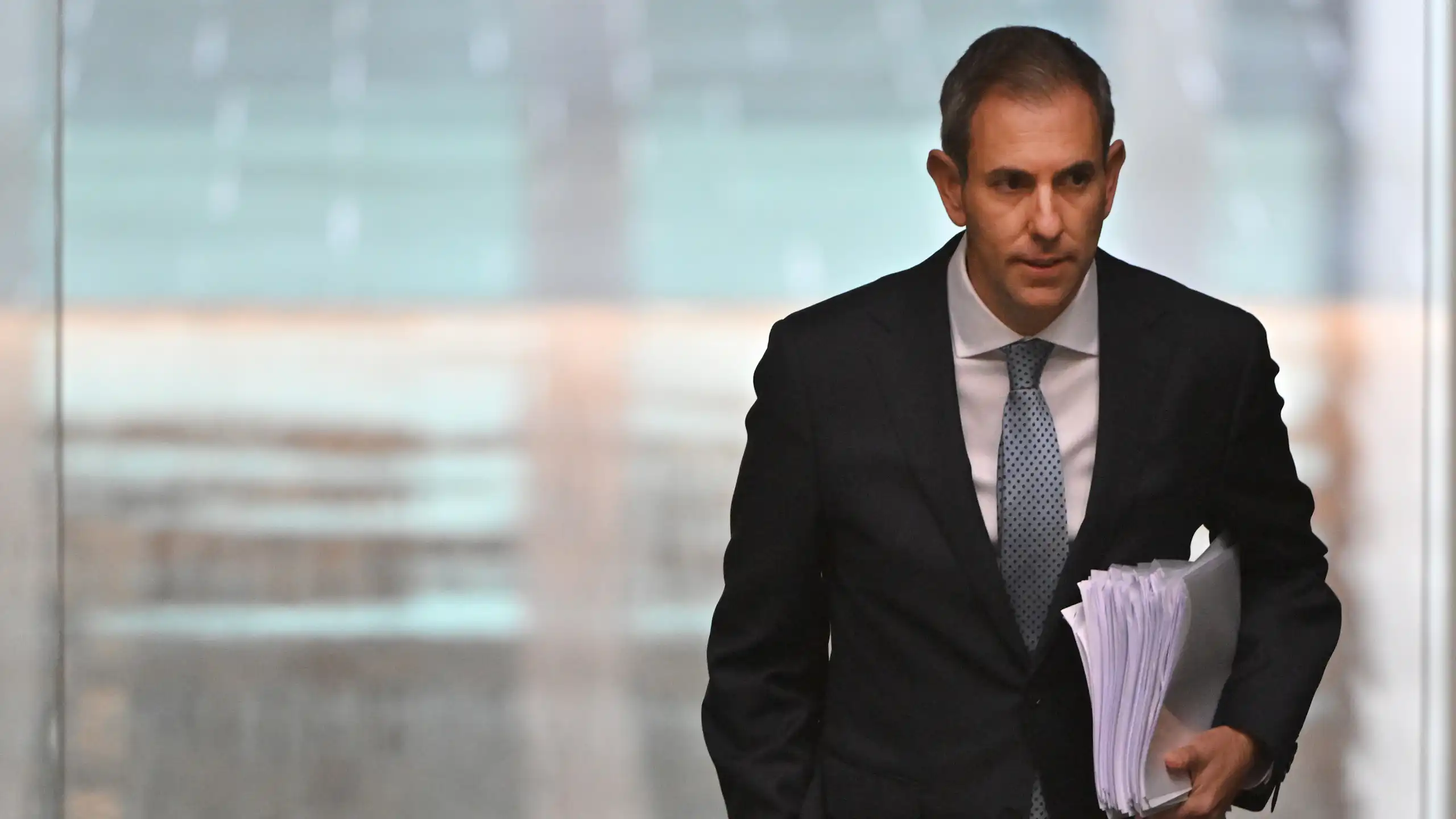 Jim Chalmers before Question Time in the House of Representatives at Parliament House in Canberra, Monday, August 17, 2026