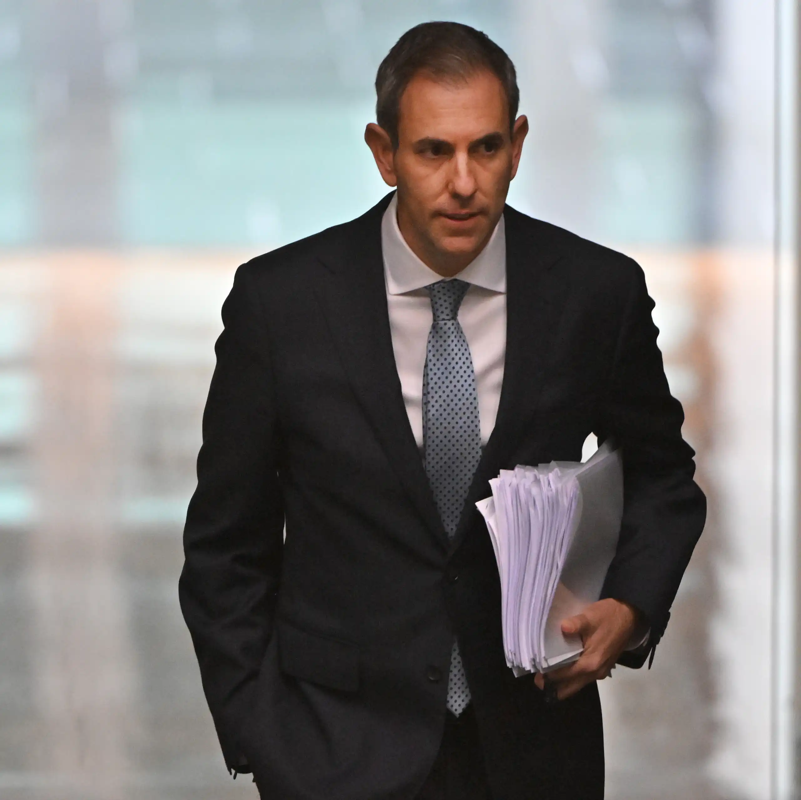 Jim Chalmers before Question Time in the House of Representatives at Parliament House in Canberra, Monday, August 17, 2026