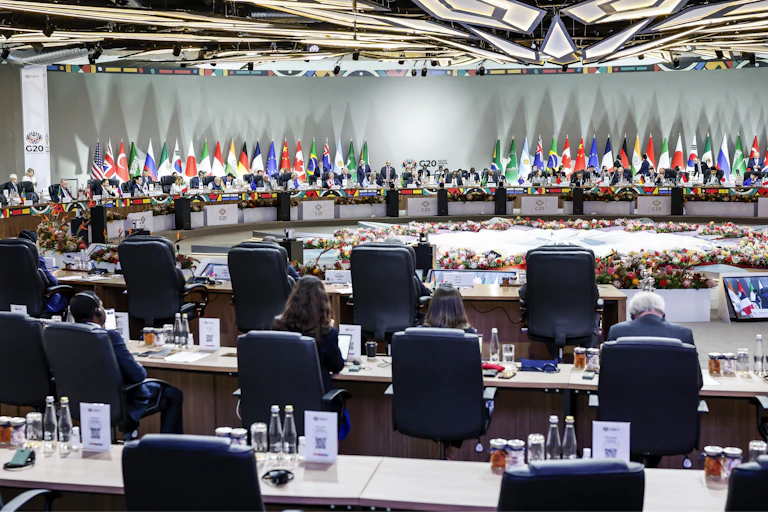 Plenary of G20 Leaders' Summit in South Africa 2025.