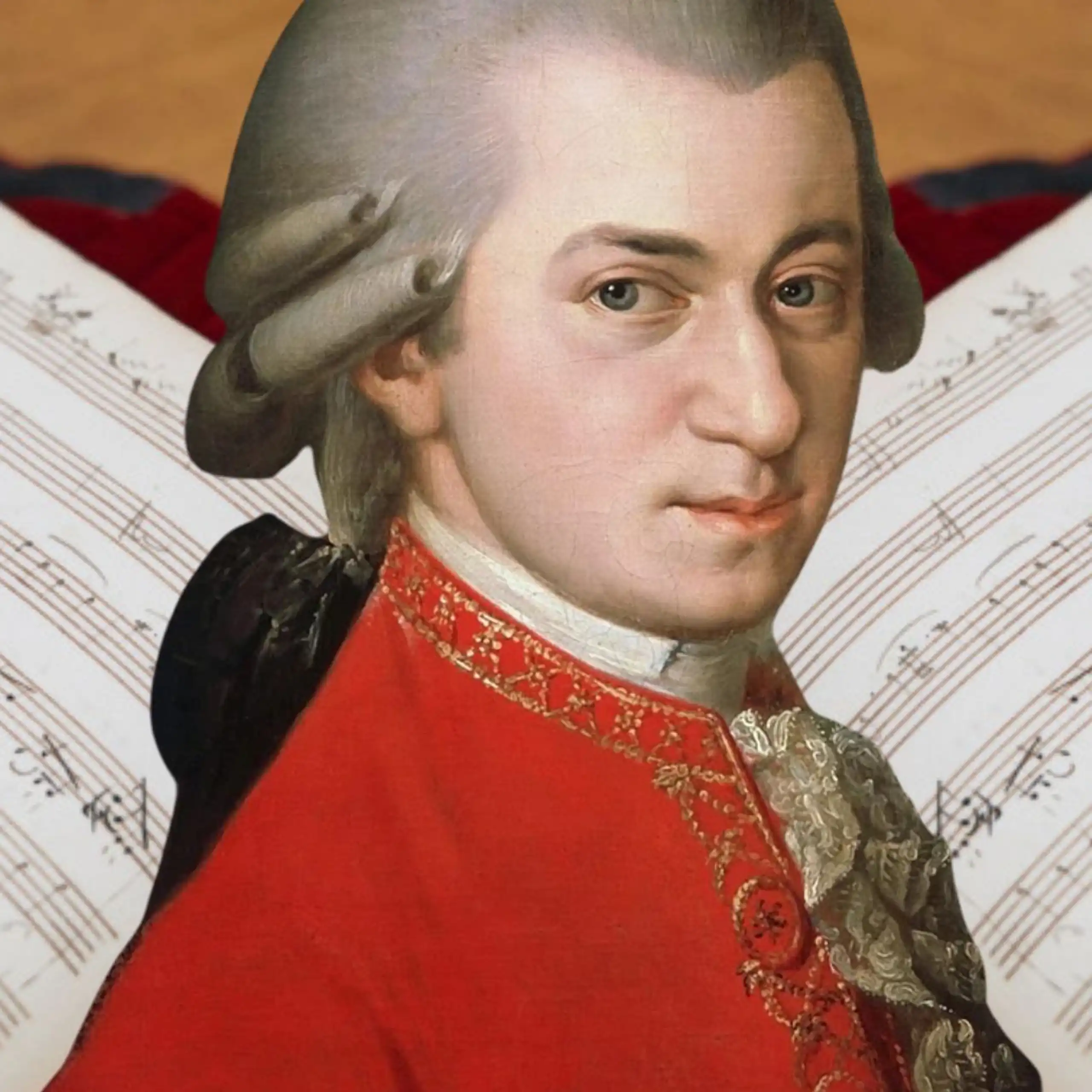 Portrait de Wolfgang Amadeus Mozart par Barbara Krafft (1819).