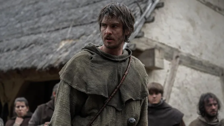 Andrew Garfield as the Ploughman in the feature film _The Uprising_.