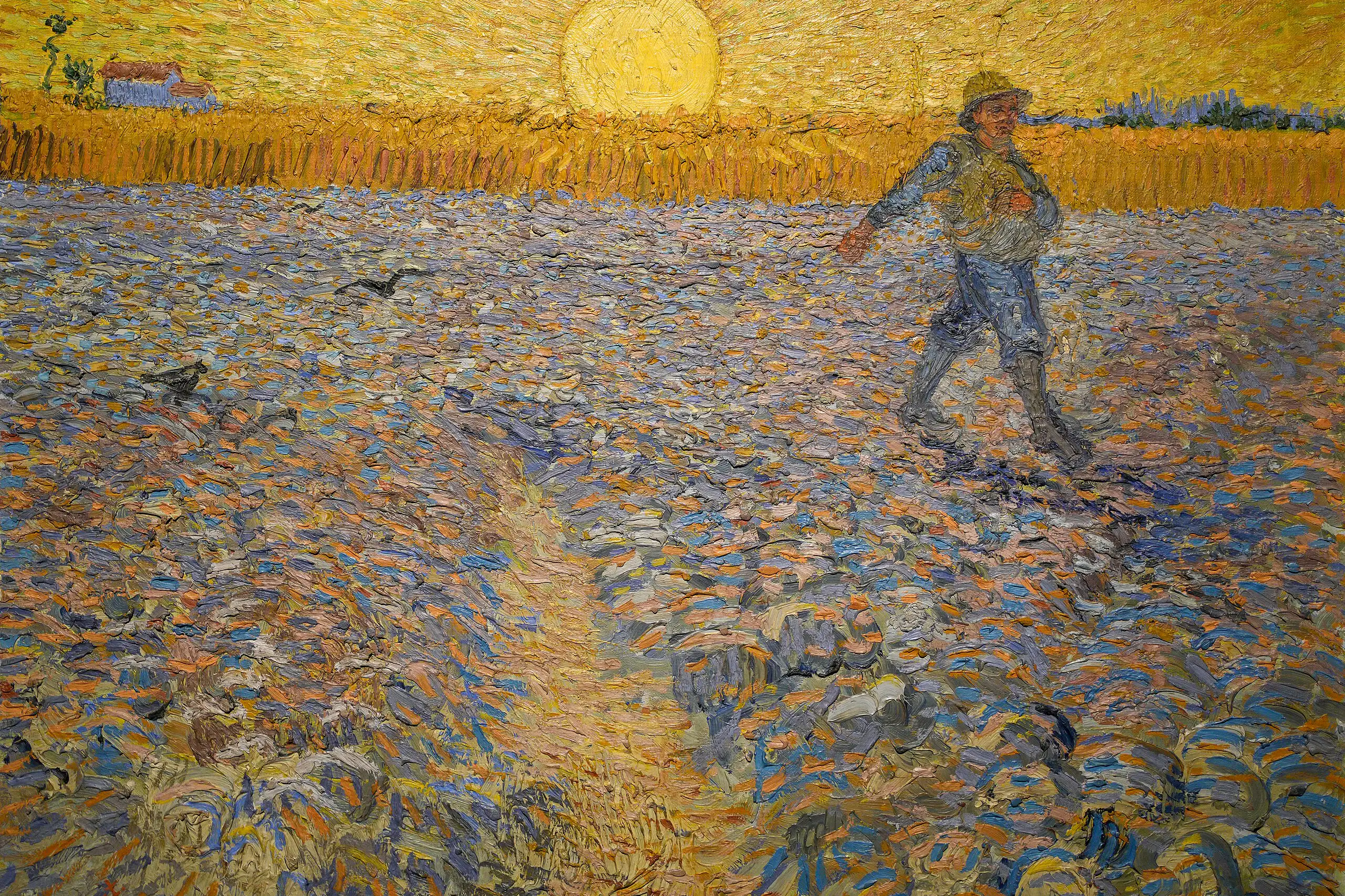 « Le Semeur au soleil couchant », de Vincent van Gogh.