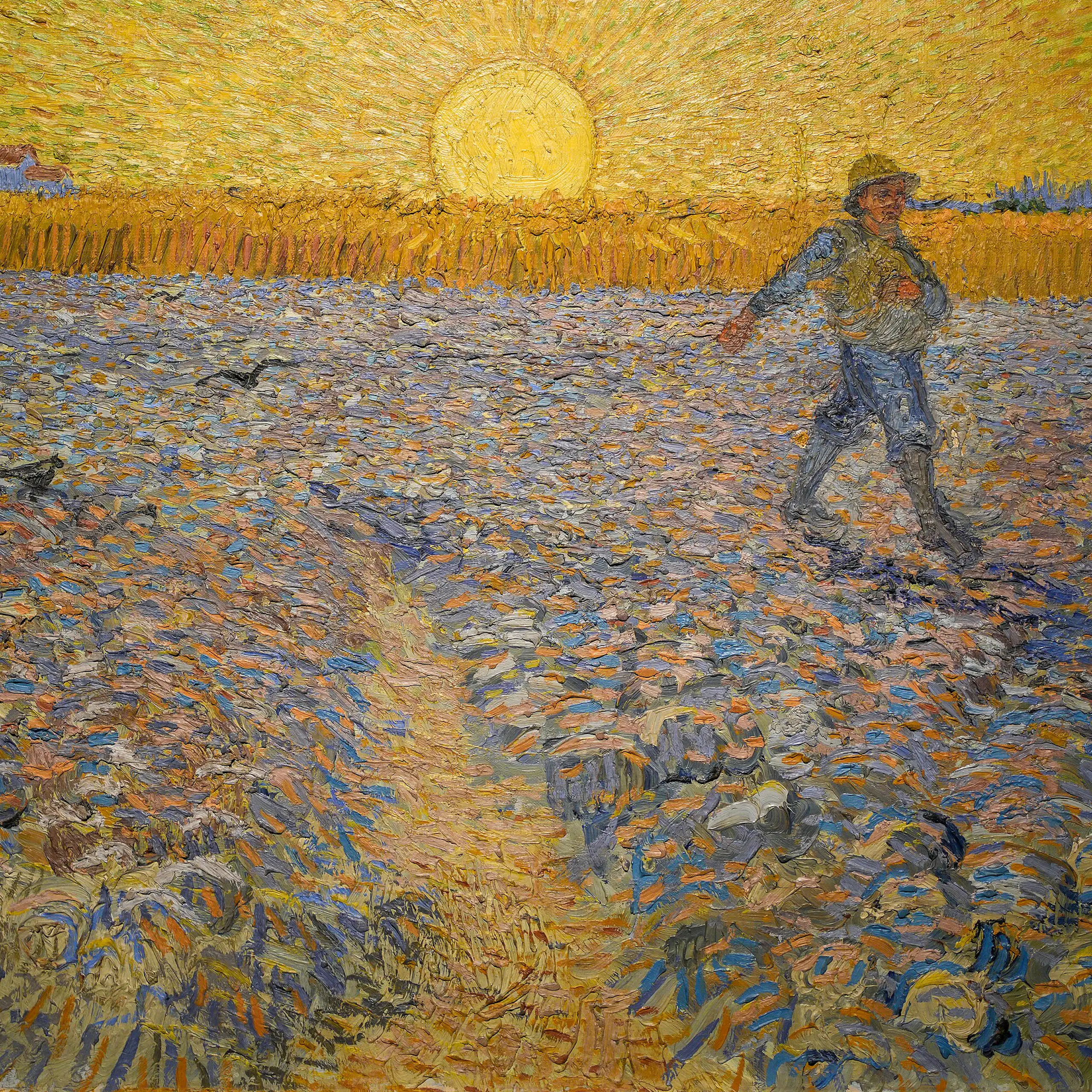 « Le Semeur au soleil couchant », de Vincent van Gogh.