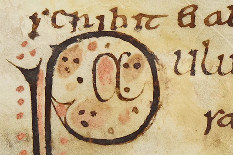 Parchment from The Epistles of St Paul, Ireland/Northumbria (AD700-800).