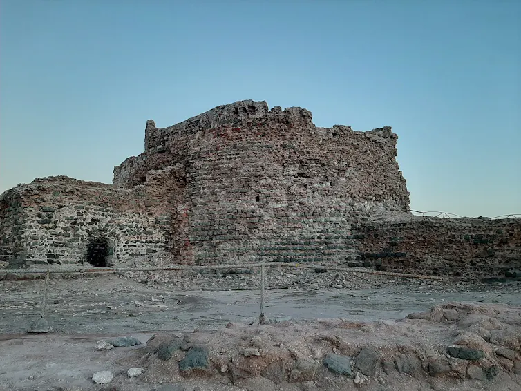 The ruins of a stone fort