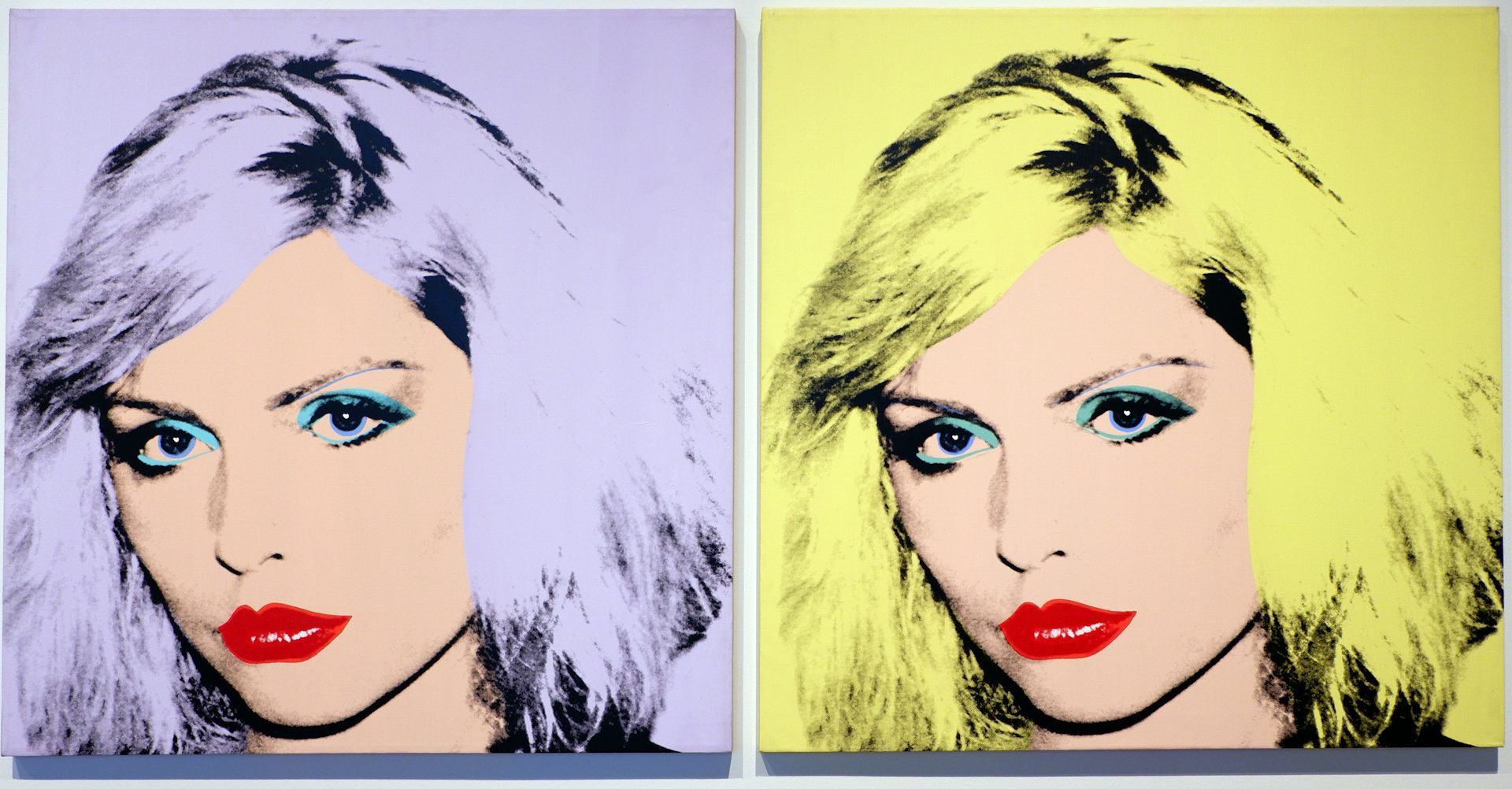 A Warhol image of singer Debbie Harry.
