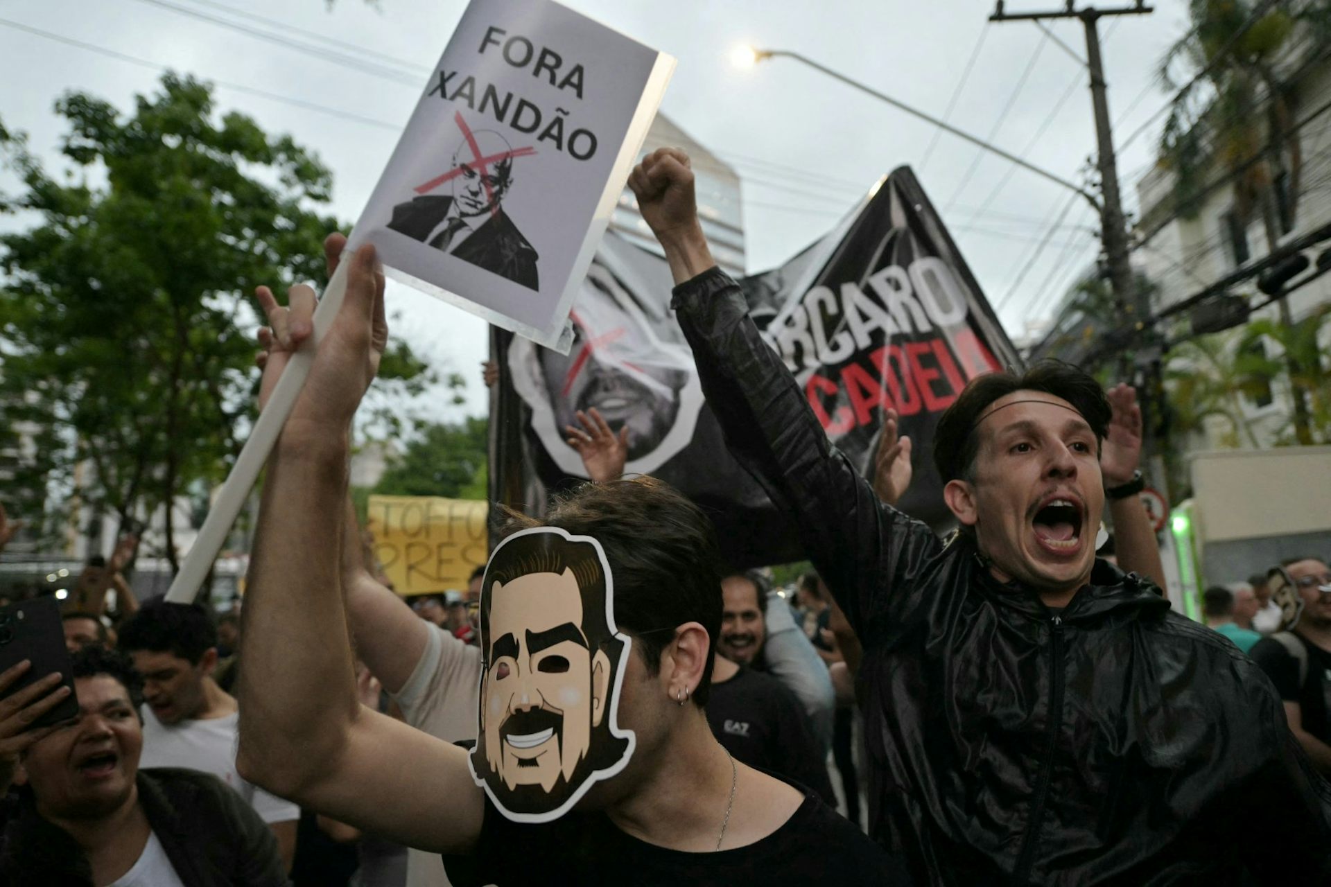 Manifestation au Brésil