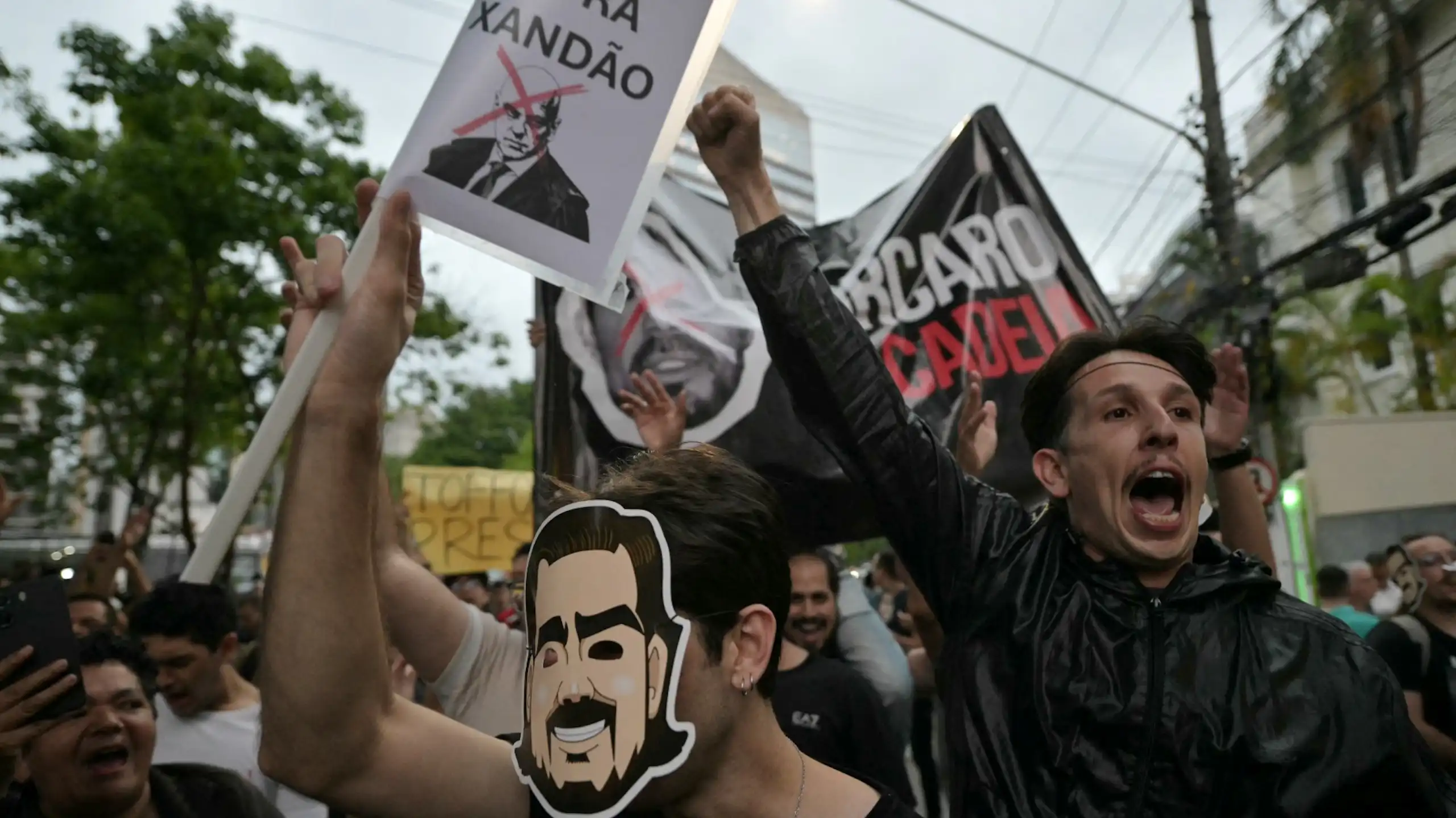 Manifestation au Brésil