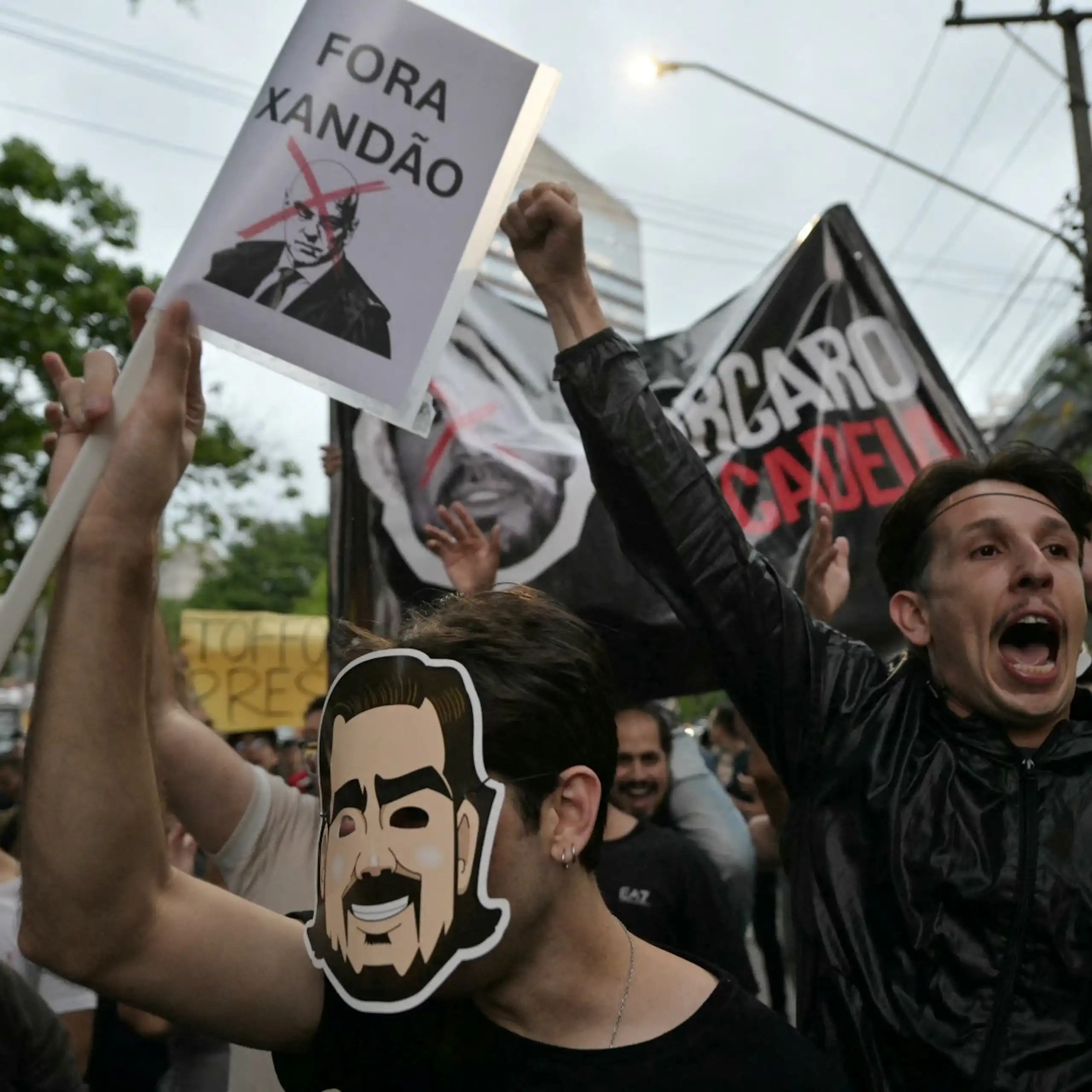 Manifestation au Brésil