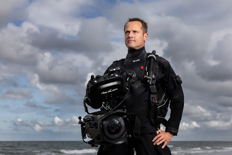 Peter van Rodijnen in a wetsuit