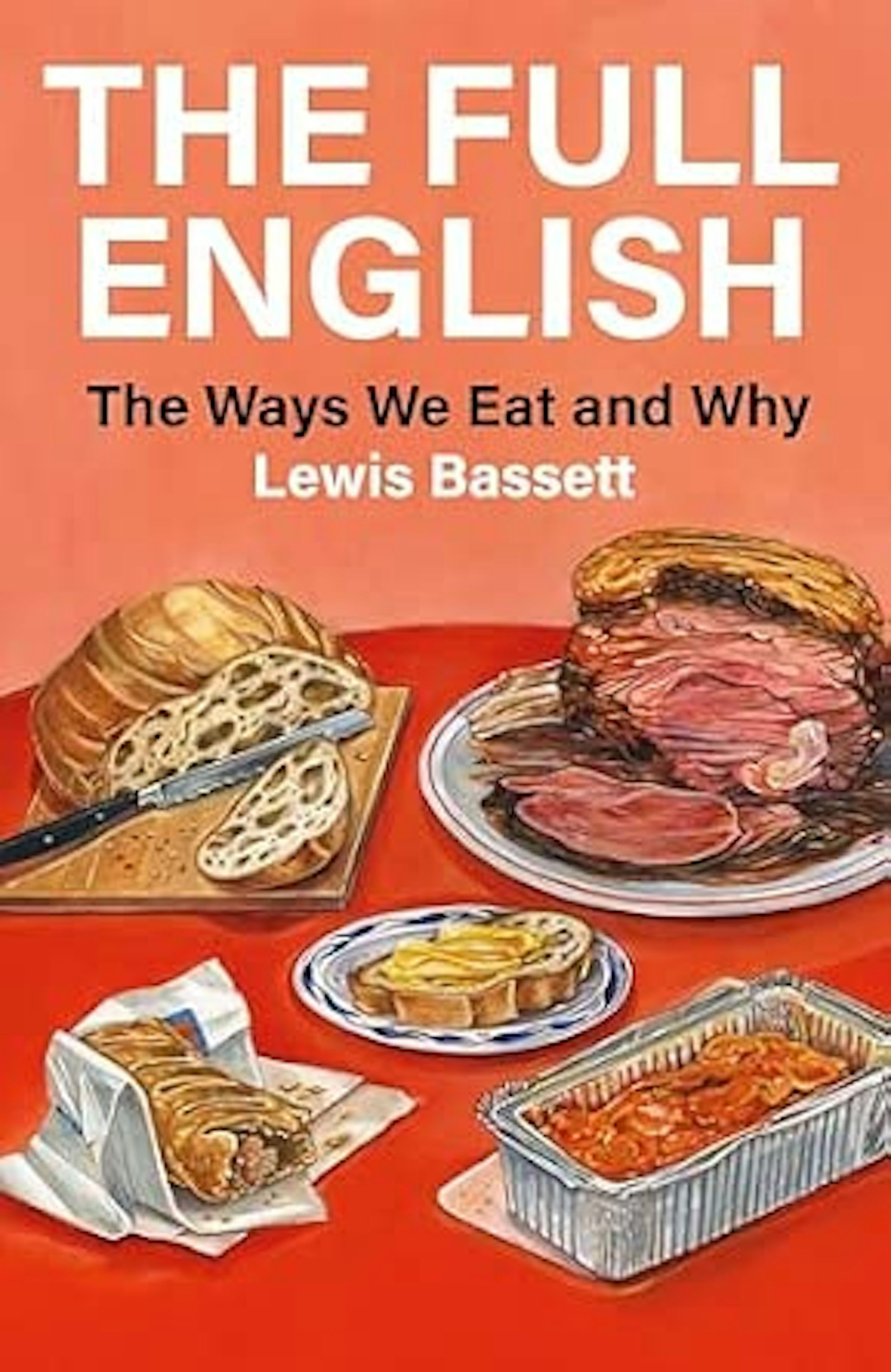Book cover featuring illustrations of food.
