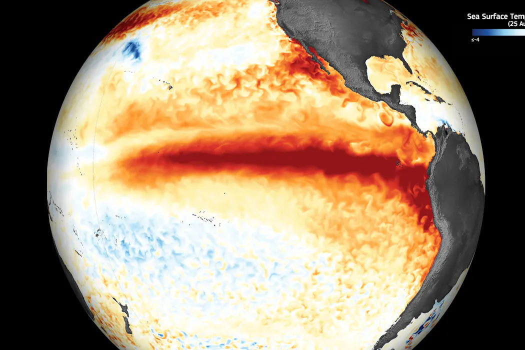 How can the same El Niño cause drought in one part of the world and floods in another?