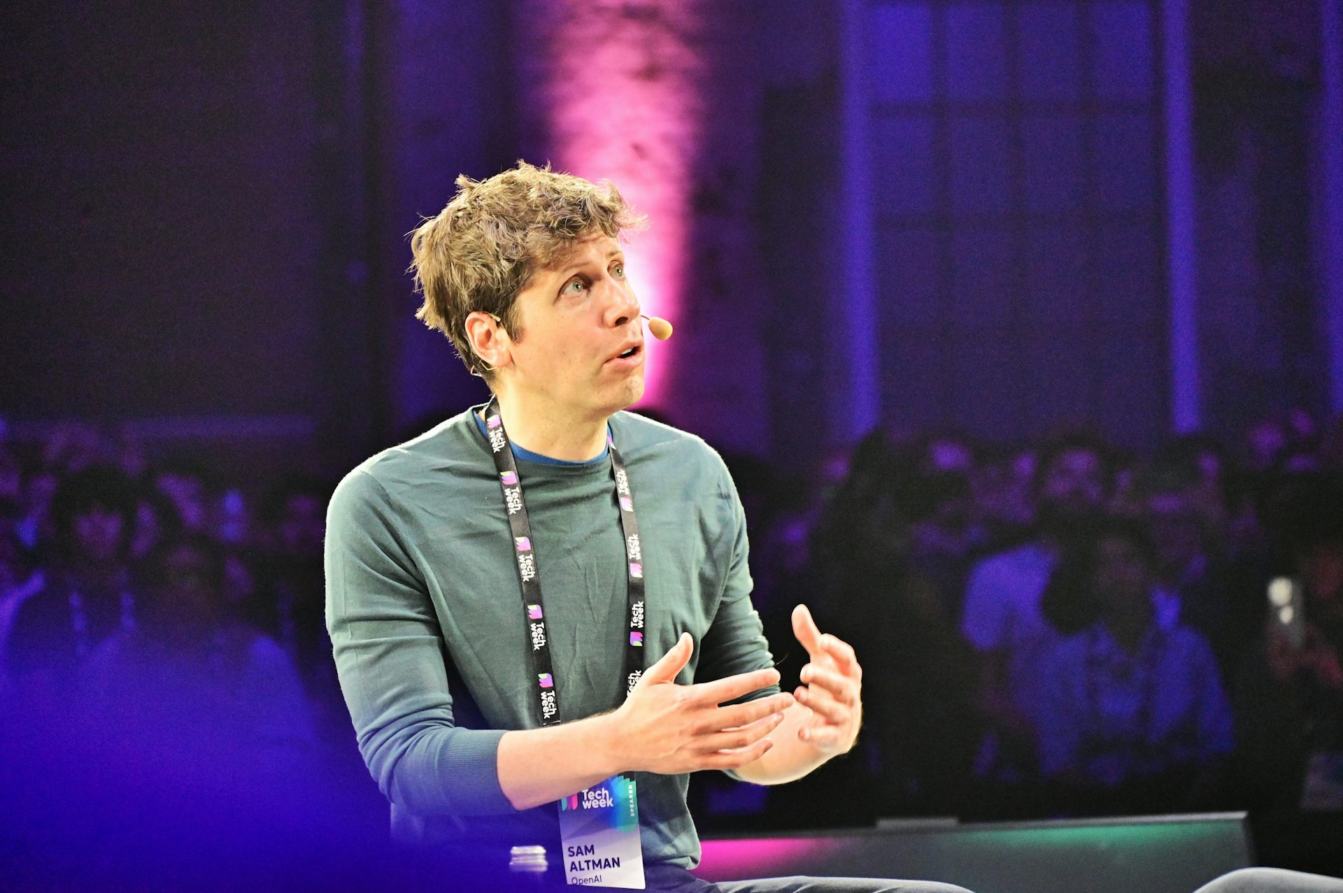 Sam Altman, the CEO of OpenAI.