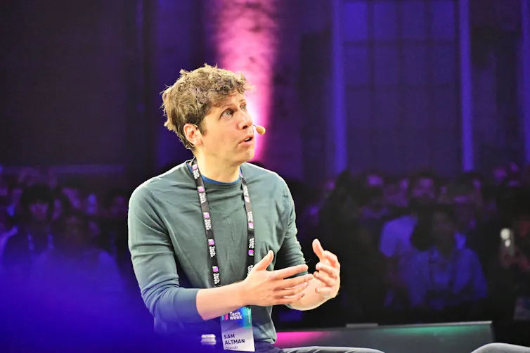 Sam Altman, the CEO of OpenAI.