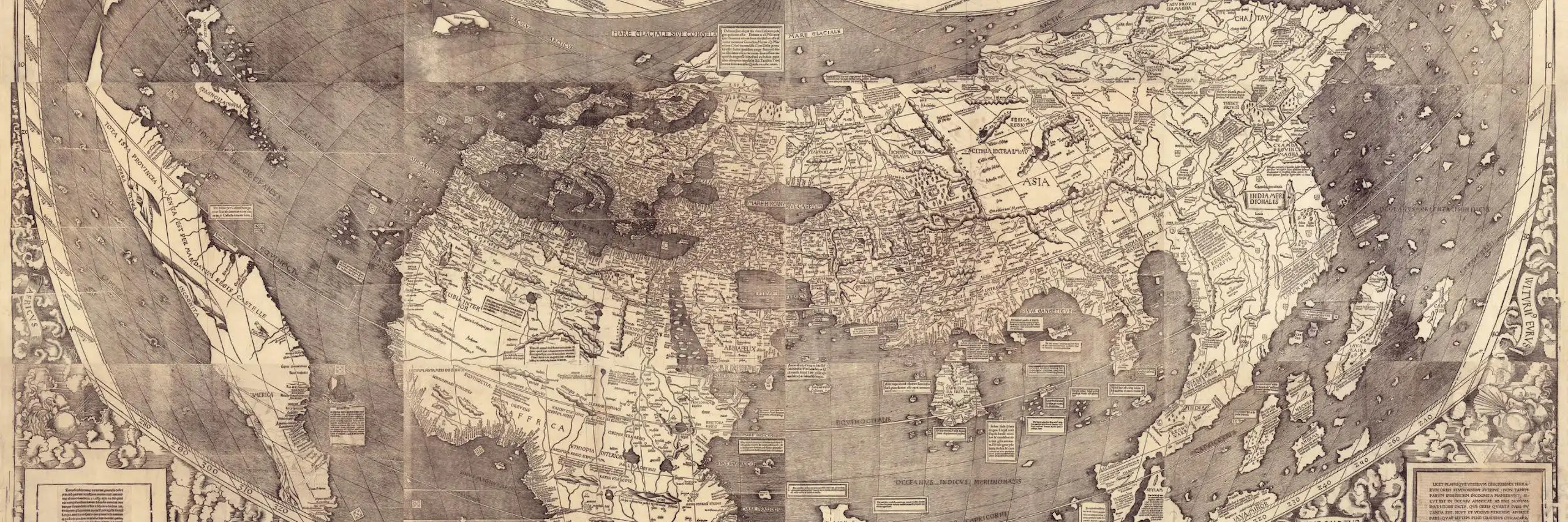 La planisphère de Martin Waldseemüller.