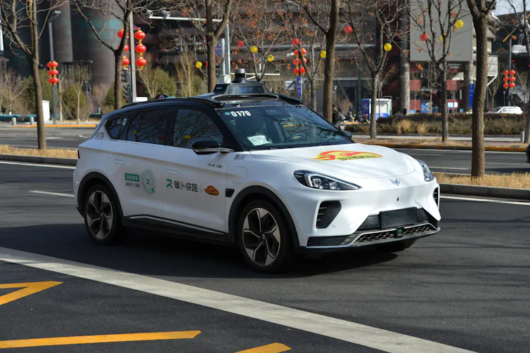 Baidu self-driving taxi