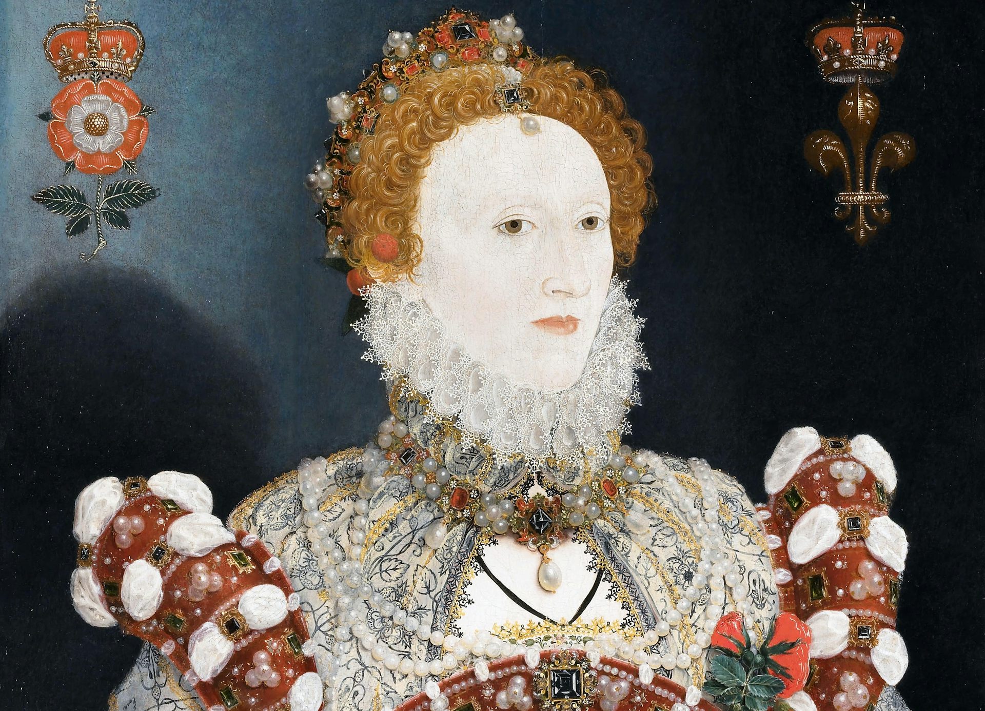 Un portrait d'Elizabeth par Nicholas Hilliard.
