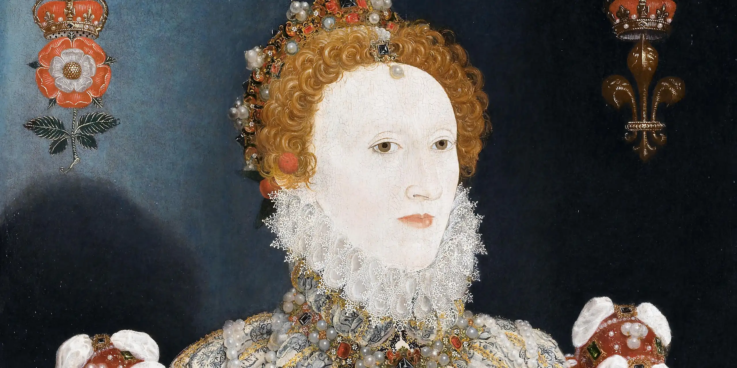 Un portrait d'Elizabeth par Nicholas Hilliard.