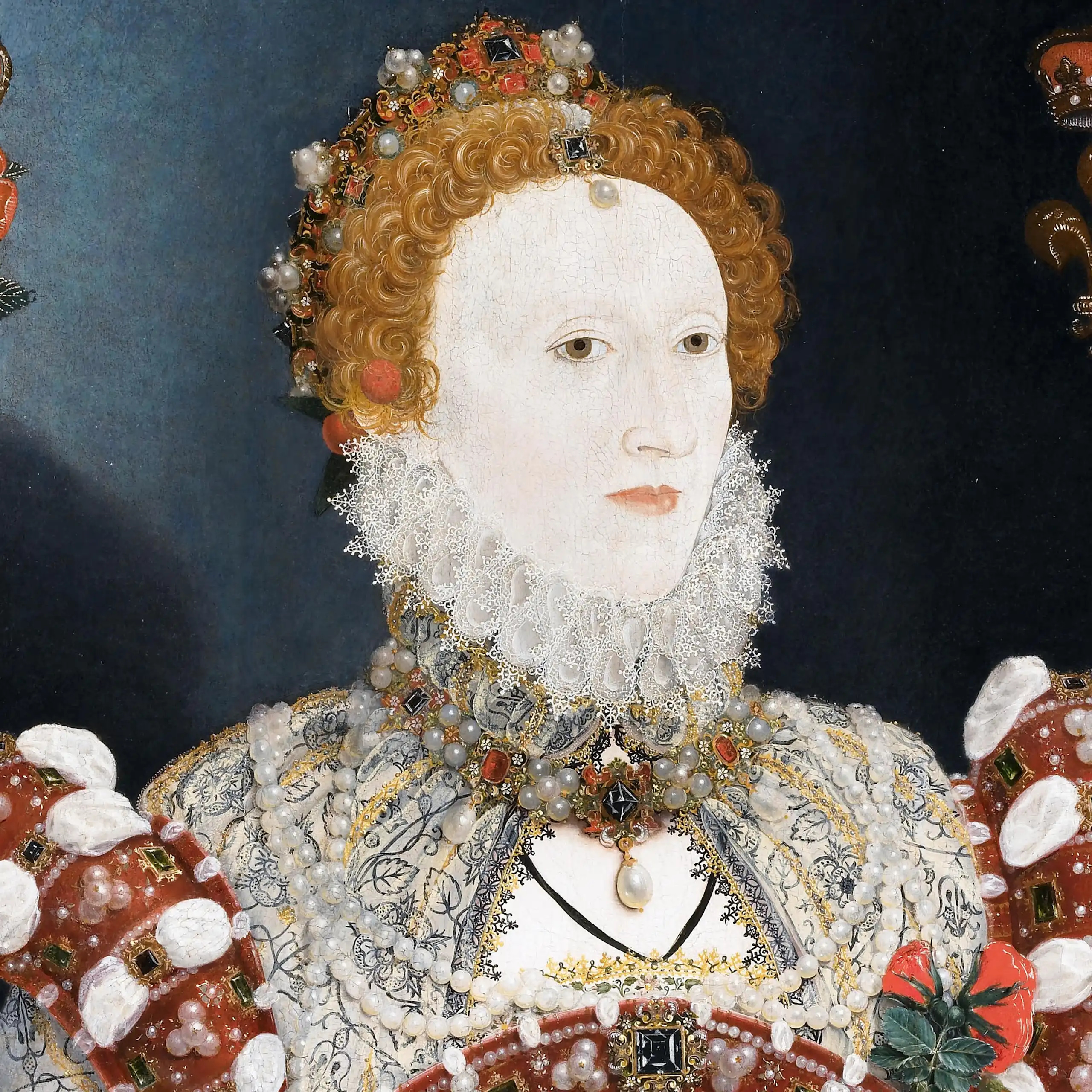 Un portrait d'Elizabeth par Nicholas Hilliard.