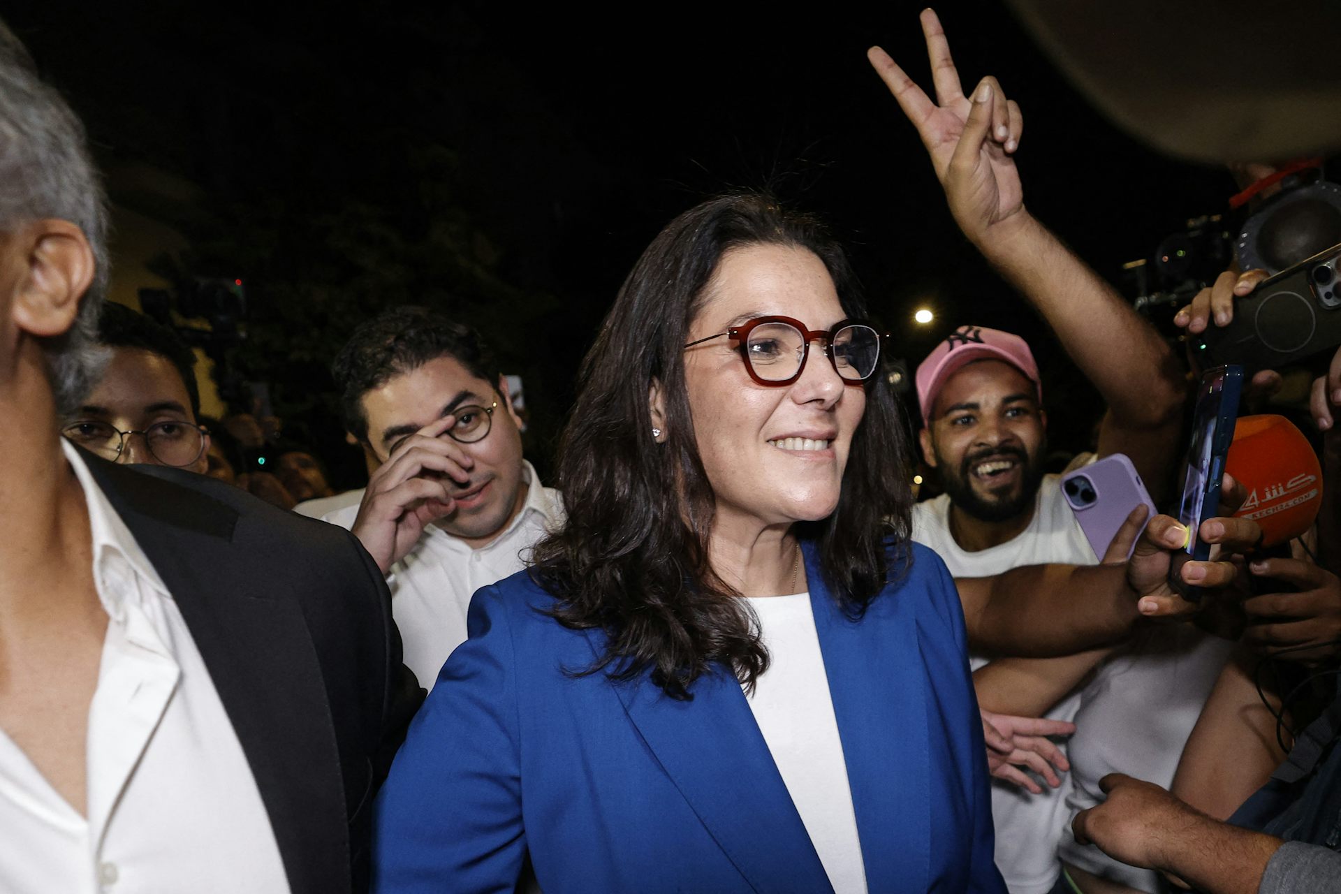 Fatima Zahra Al Mansouri en gros plan.