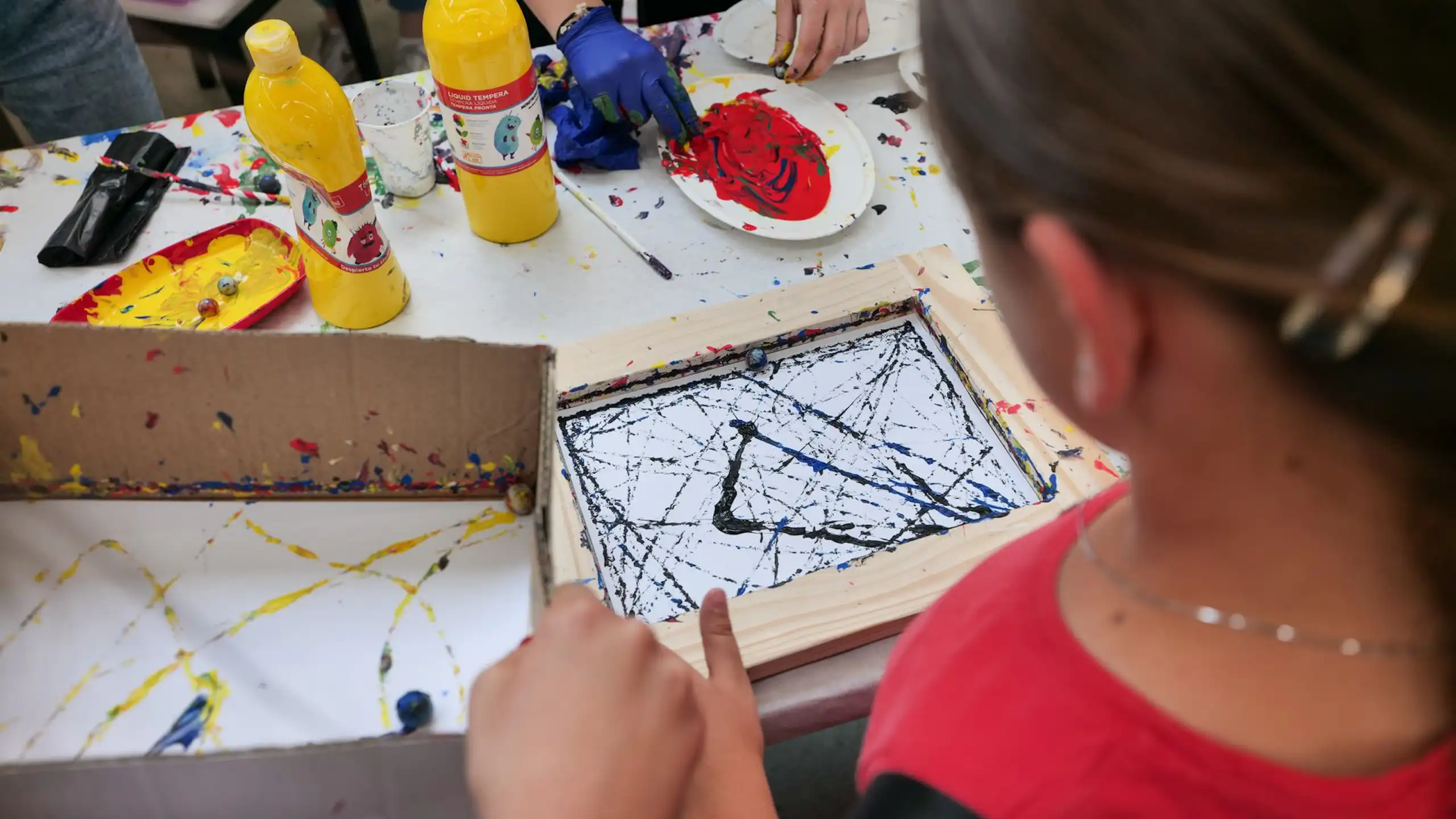 Un atelier artistique