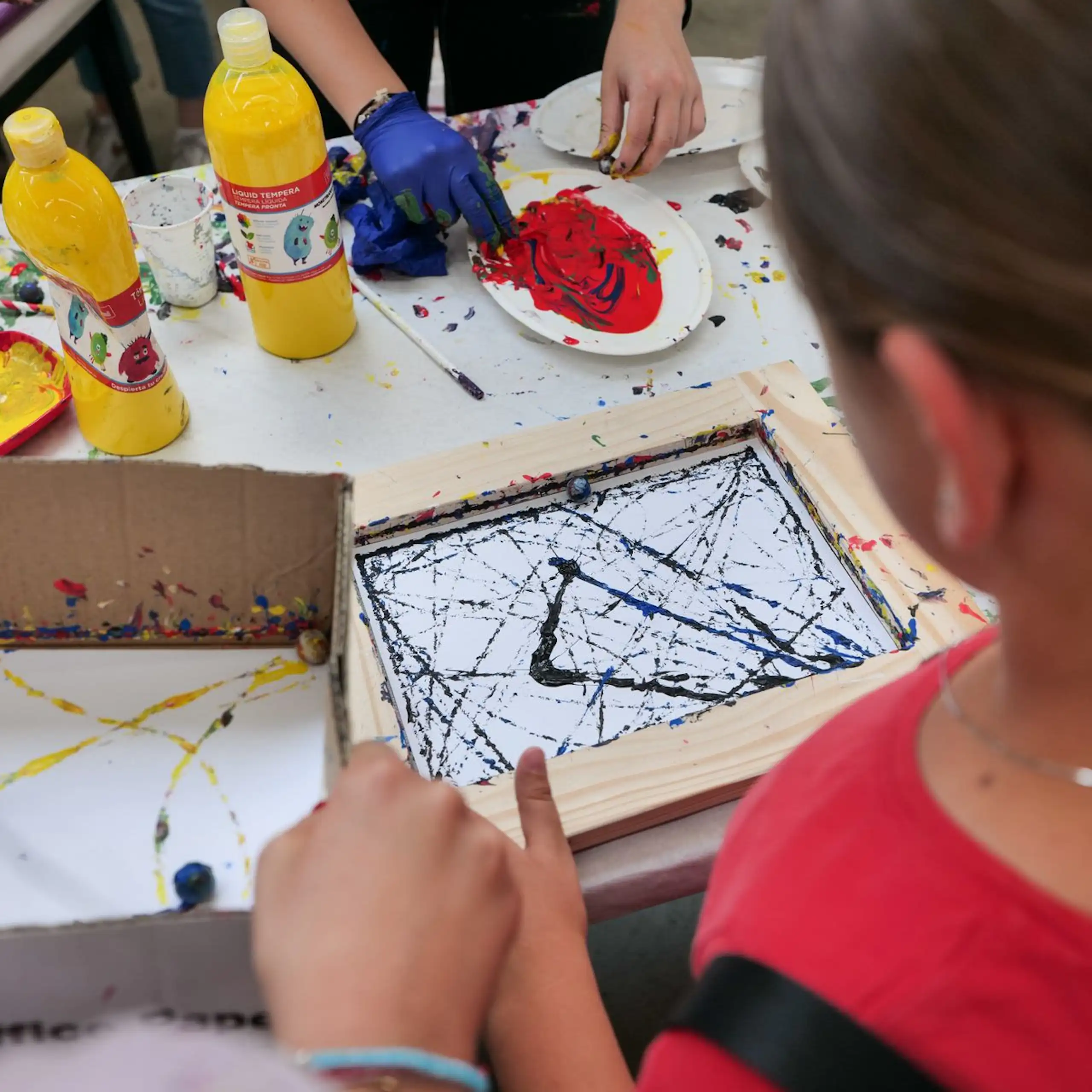 Un atelier artistique