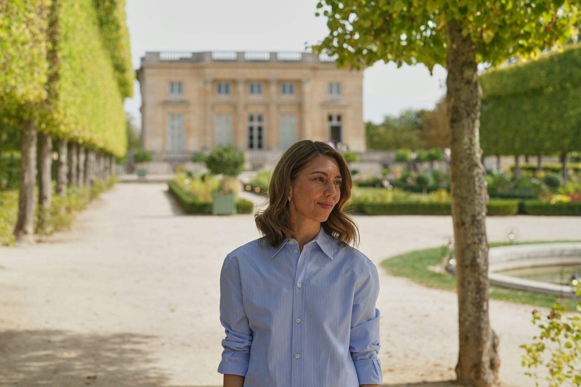 Sofia Coppola at the Chateau de Versailles.