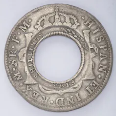 A holey dollar minted in New South Wales