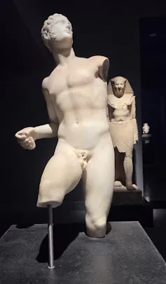 This marble statue of a young warrior could depict Alexander the Great.