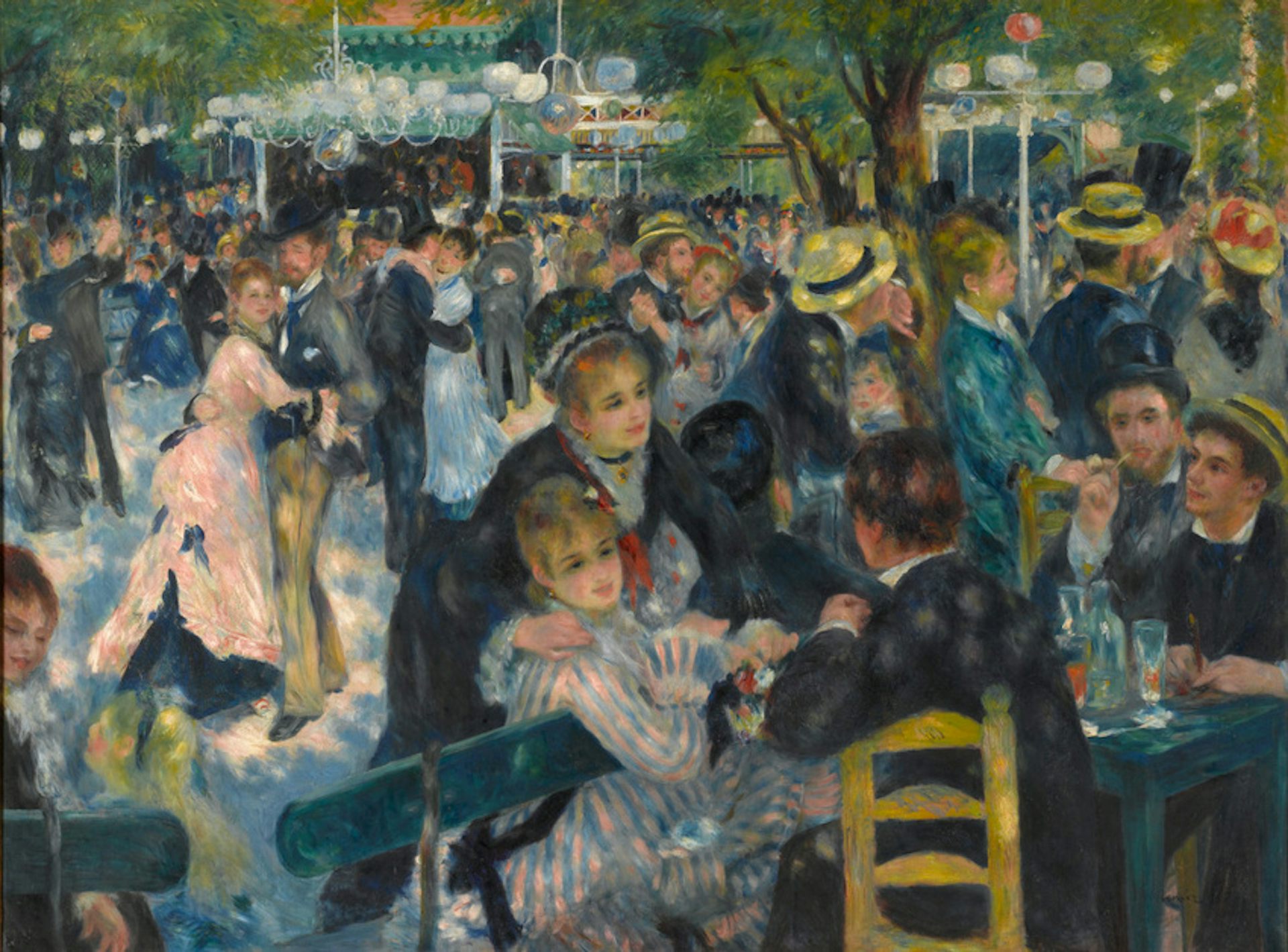 Dance at the Moulin de la Galette by Pierre-Auguste Renoir (1876)