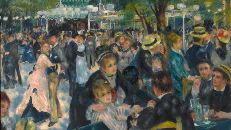 Dance at the Moulin de la Galette by Pierre-Auguste Renoir (1876)