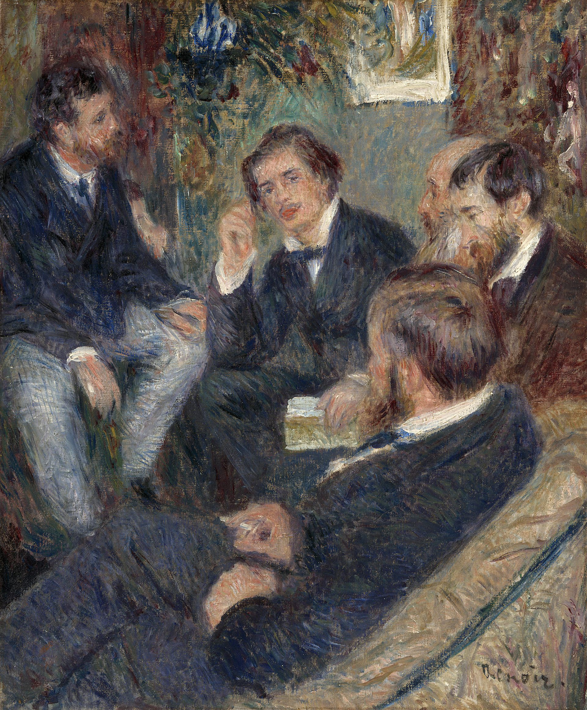 At Renoir’s Home, rue St-Georges by Pierre-Auguste Renoir (1876)