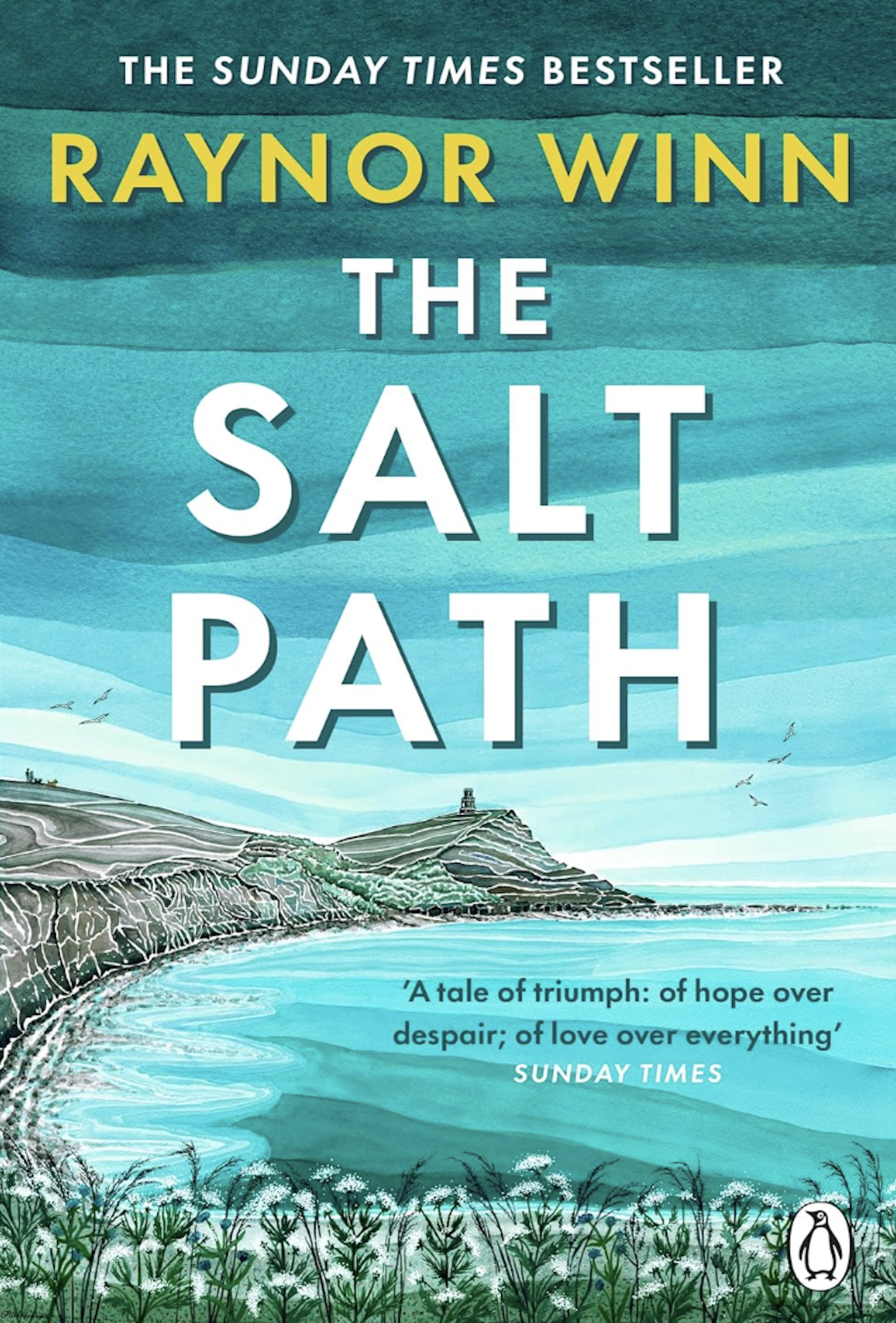 The book cover of The Salt Path by Raynor Winn.
