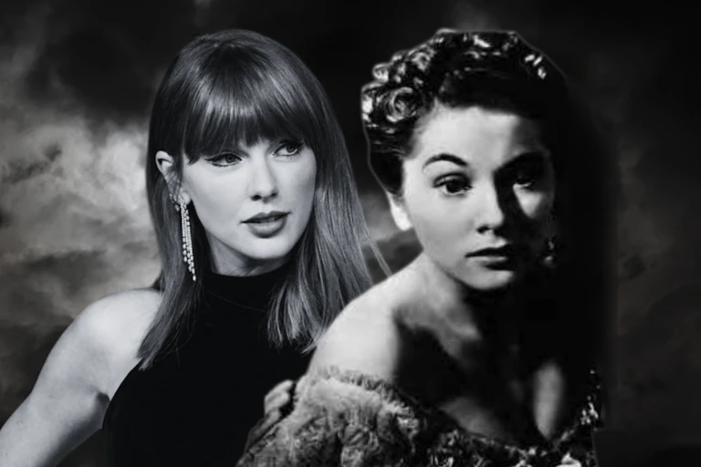 Taylor Swift and Mrs de Winter from Hitchcock's Rebecca.