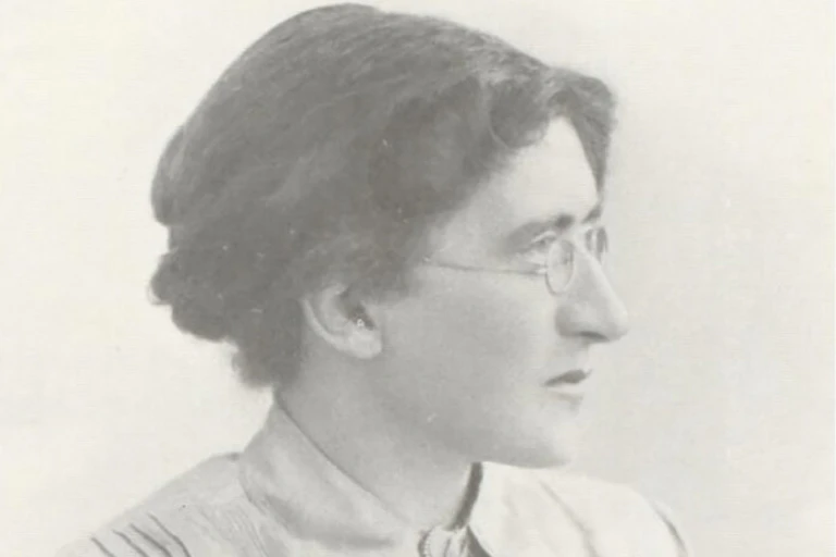 An undated photographic portrait captioned ‘Florence Buchanan’.