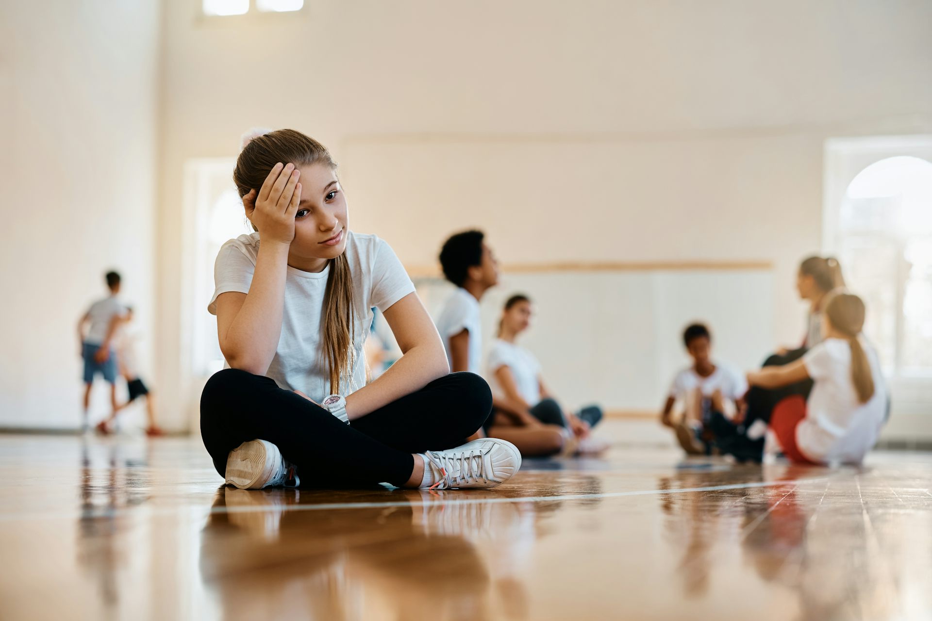 Teenage girl left out of school PE class