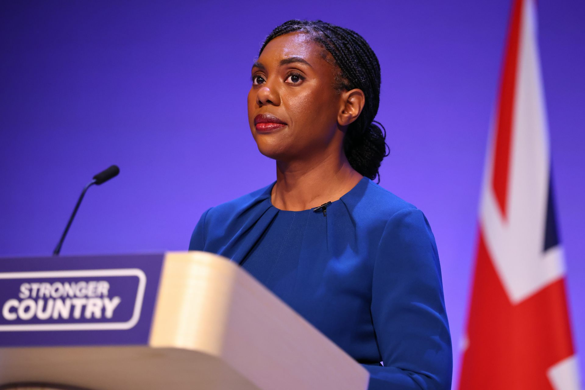 Kemi Badenoch speaking at the 2026 Conservative party conference
