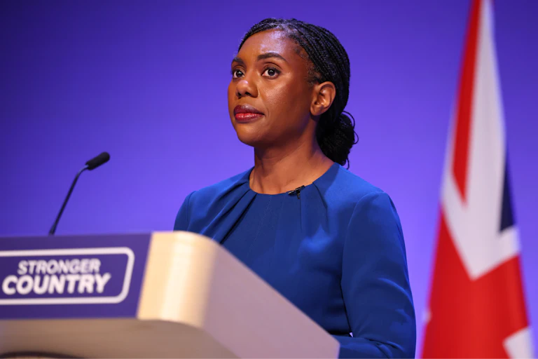 Kemi Badenoch speaking at the 2026 Conservative party conference