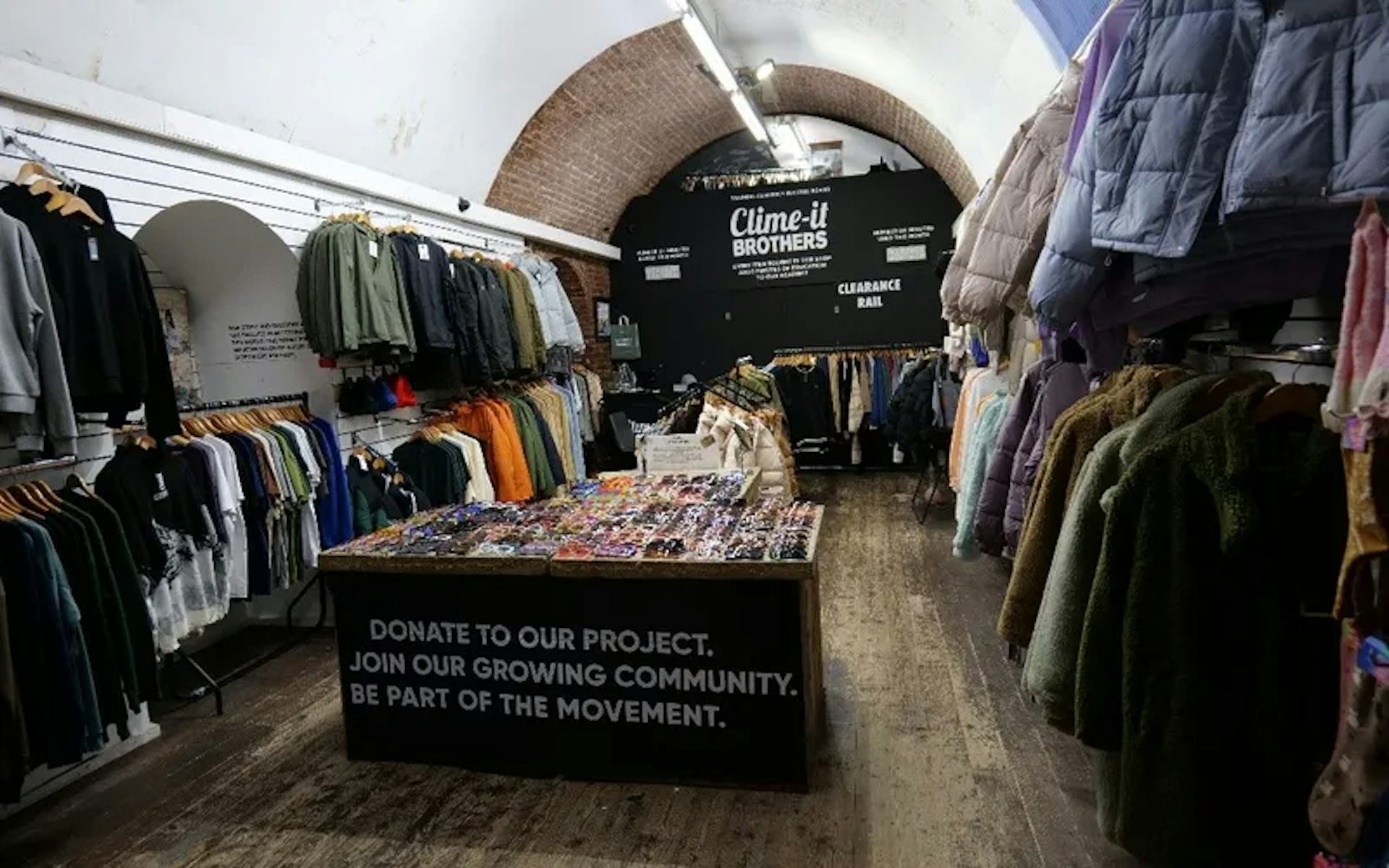A clothing store that is a social enterprise