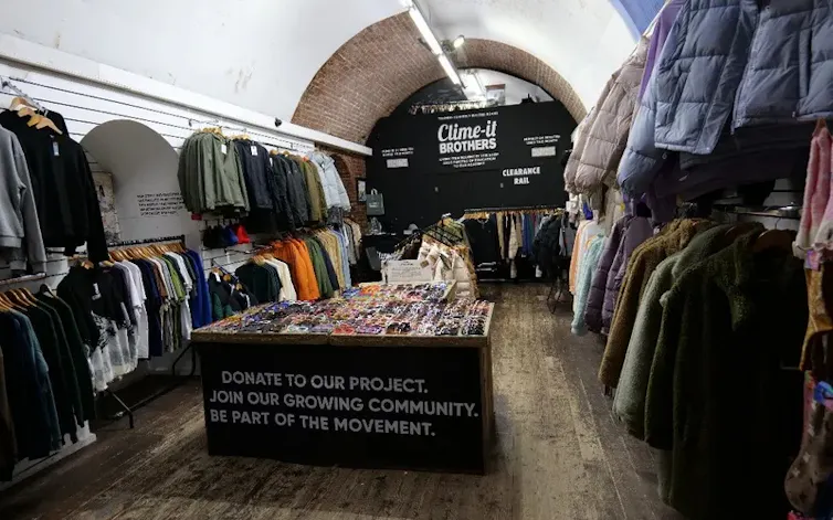 A clothing store that is a social enterprise
