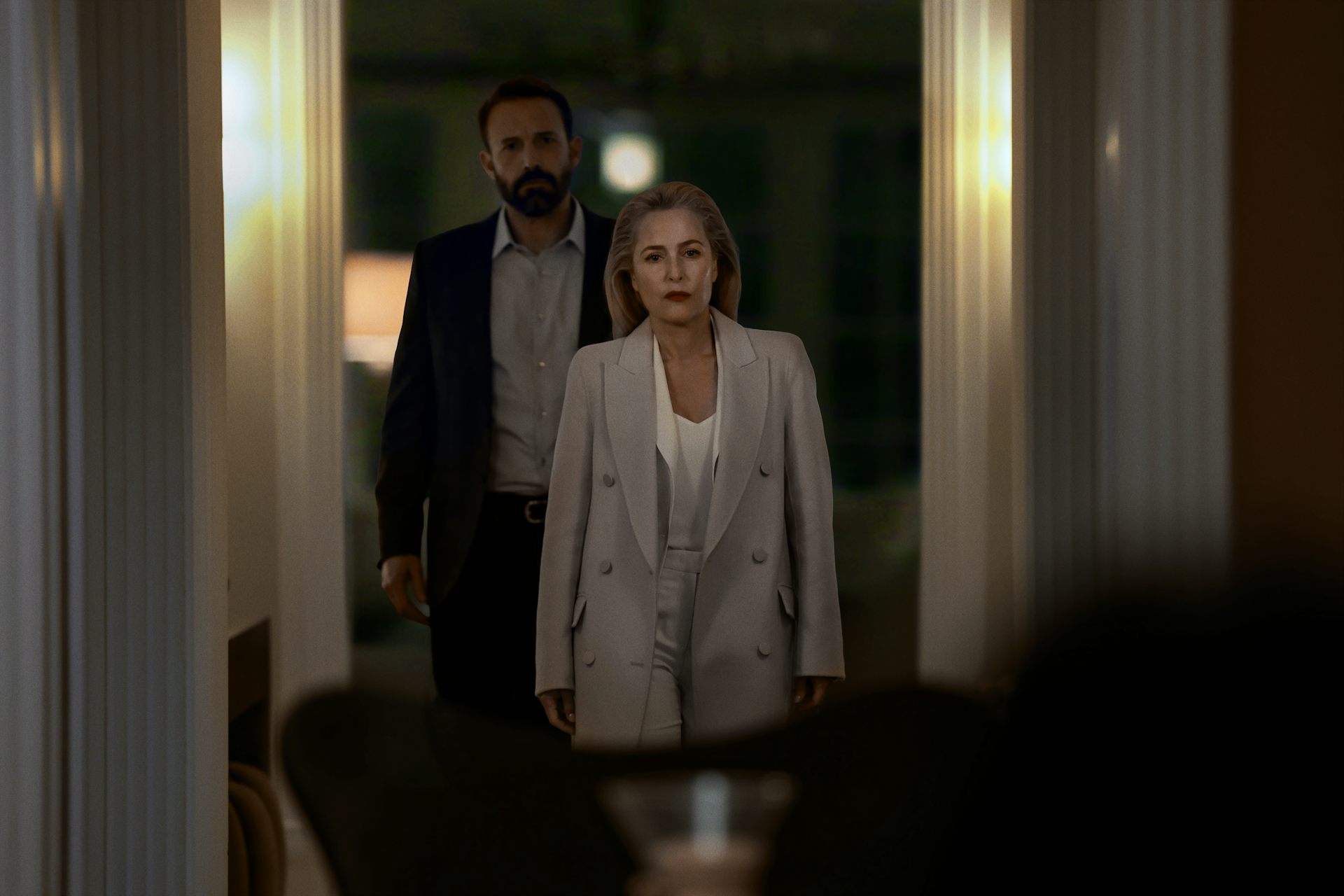 Gillian Anderson and Ben Affleck.