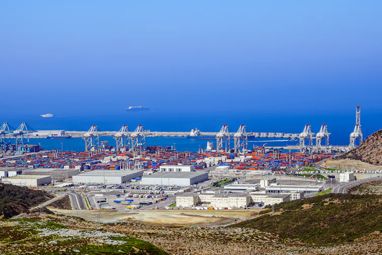 View of a port.